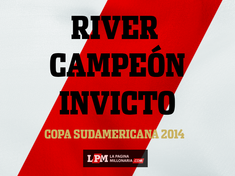 Afiches River campeón - Copa Sudamericana 2014 7