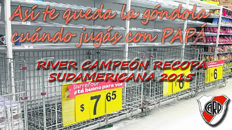 Afiches River campeón - Recopa Sudamericana 2015 9