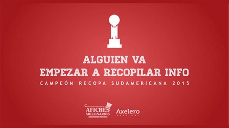 Afiches River campeón - Recopa Sudamericana 2015 14