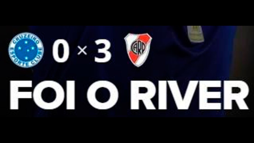 Cargadas a Cruzeiro en Brasil post derrota ante River 5