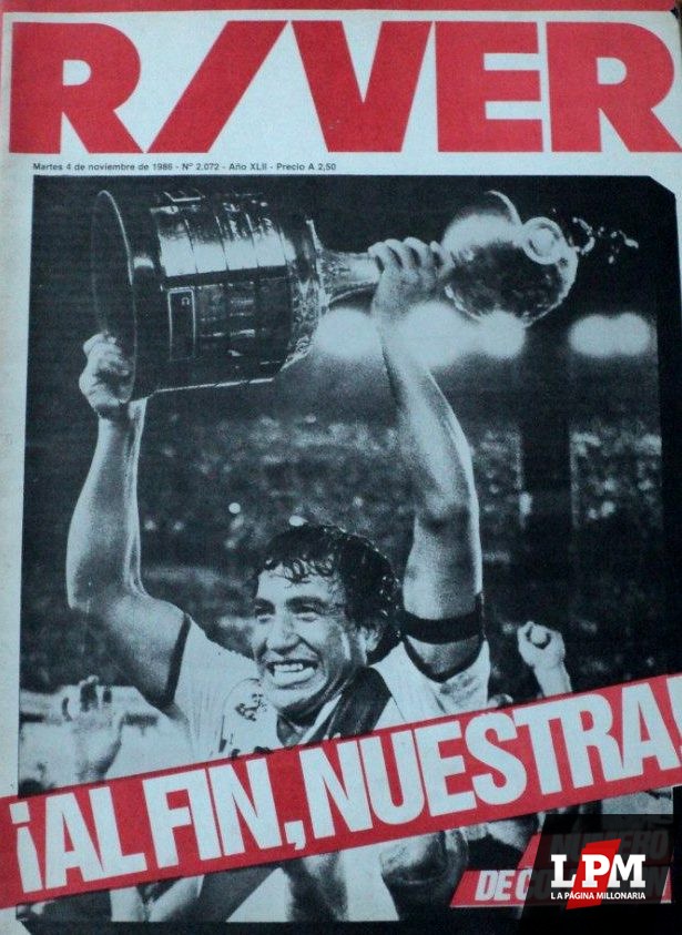 River campeón Copa Libertadores 1986 16