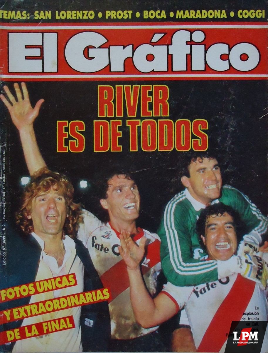 River campeón Copa Libertadores 1986 15