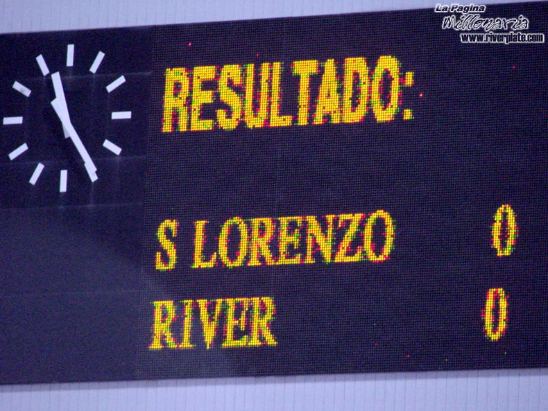River Plate vs San Lorenzo (Mar del Plata 2007)